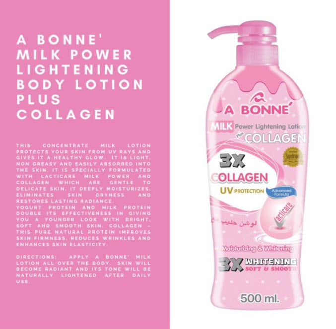 A Bonne Milk Power Lightening Lotion w/ Collagen 500ml