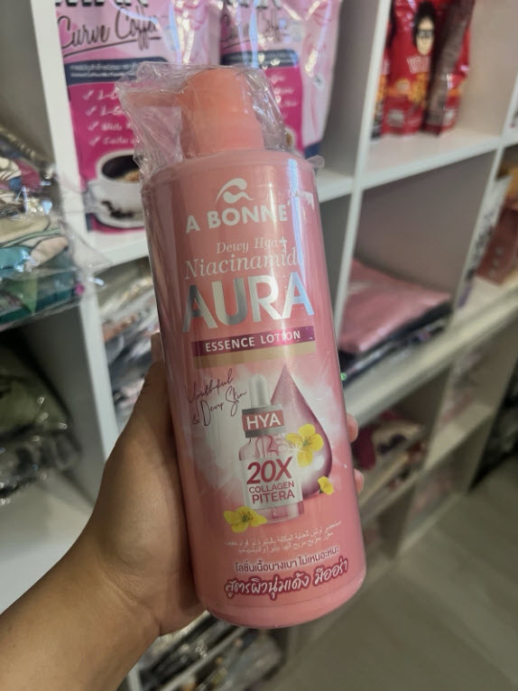 A Bonne Aura Essence Lotion Dewy Hya Niacinamide 500ml