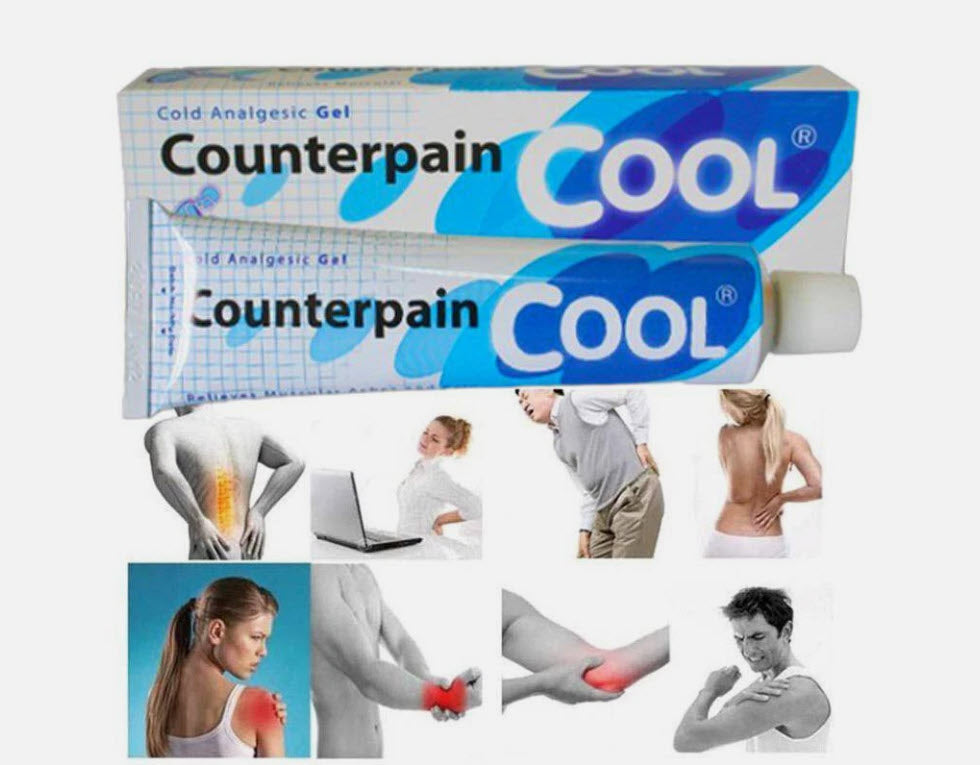 CounterPain Cool Gel for Massage and Relaxation, Sports Activity 120G