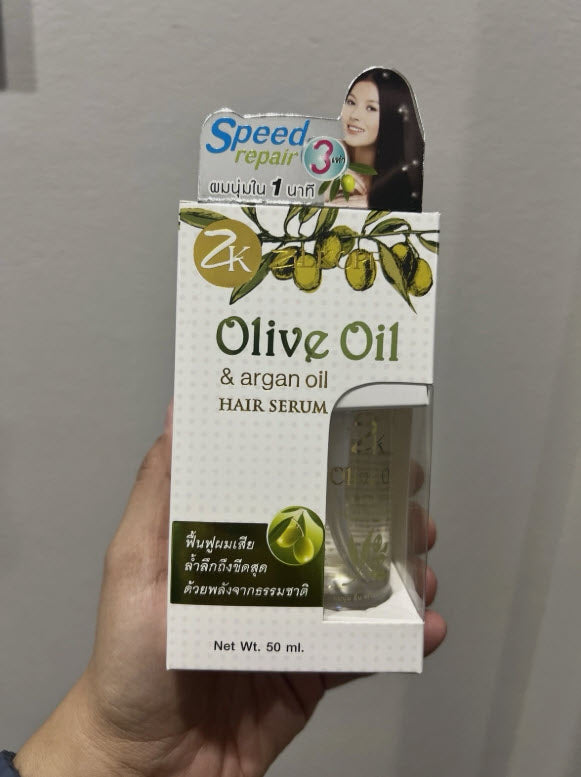 Zilkopf Olive Oil & Argan Oil Hair Serum 50ml