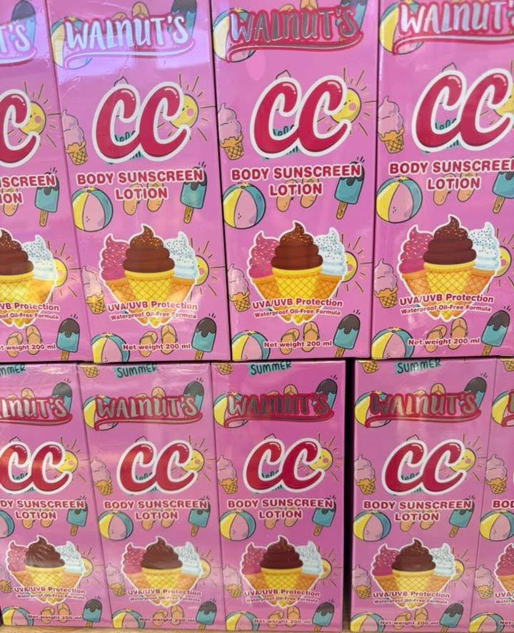 Walnut's CC Body Sunscreen Lotion SPF50 PA+++ 200g