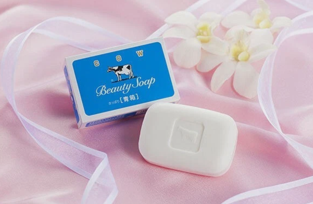 Cow Brand Beauty Bar Soap Blue - Made in Japan
