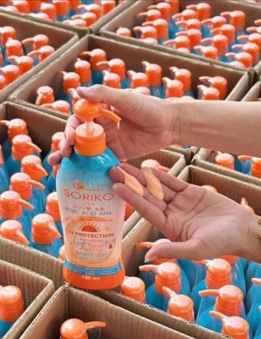 So Beauty SORIKO Kojic Acid AHA Whitening Body Lotion 500ml