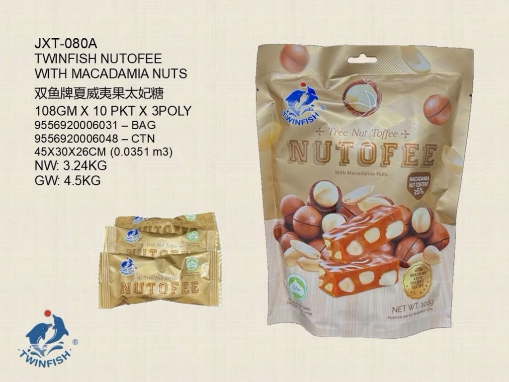 Twinfish Nutofee w/ Macadamia Nuts