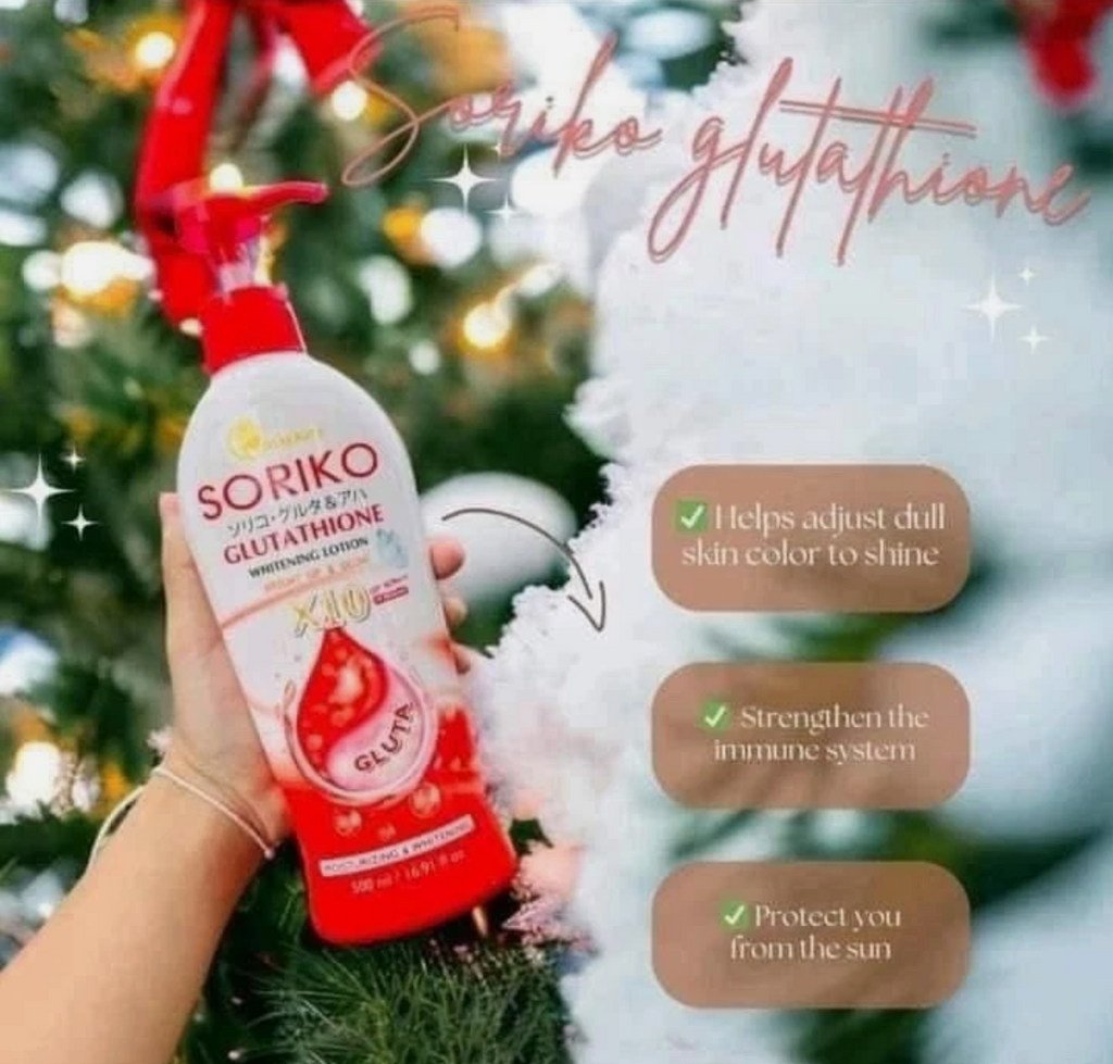 So Beauty Soriko Glutathione Body Lotion w/ SPF50 PA+++ 500ml