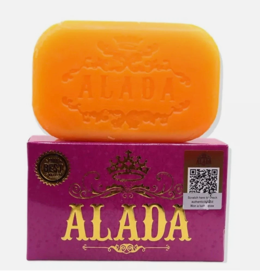 Alada Whitening Soap Natural Extract Face & Body Naturally Brightening 160g
