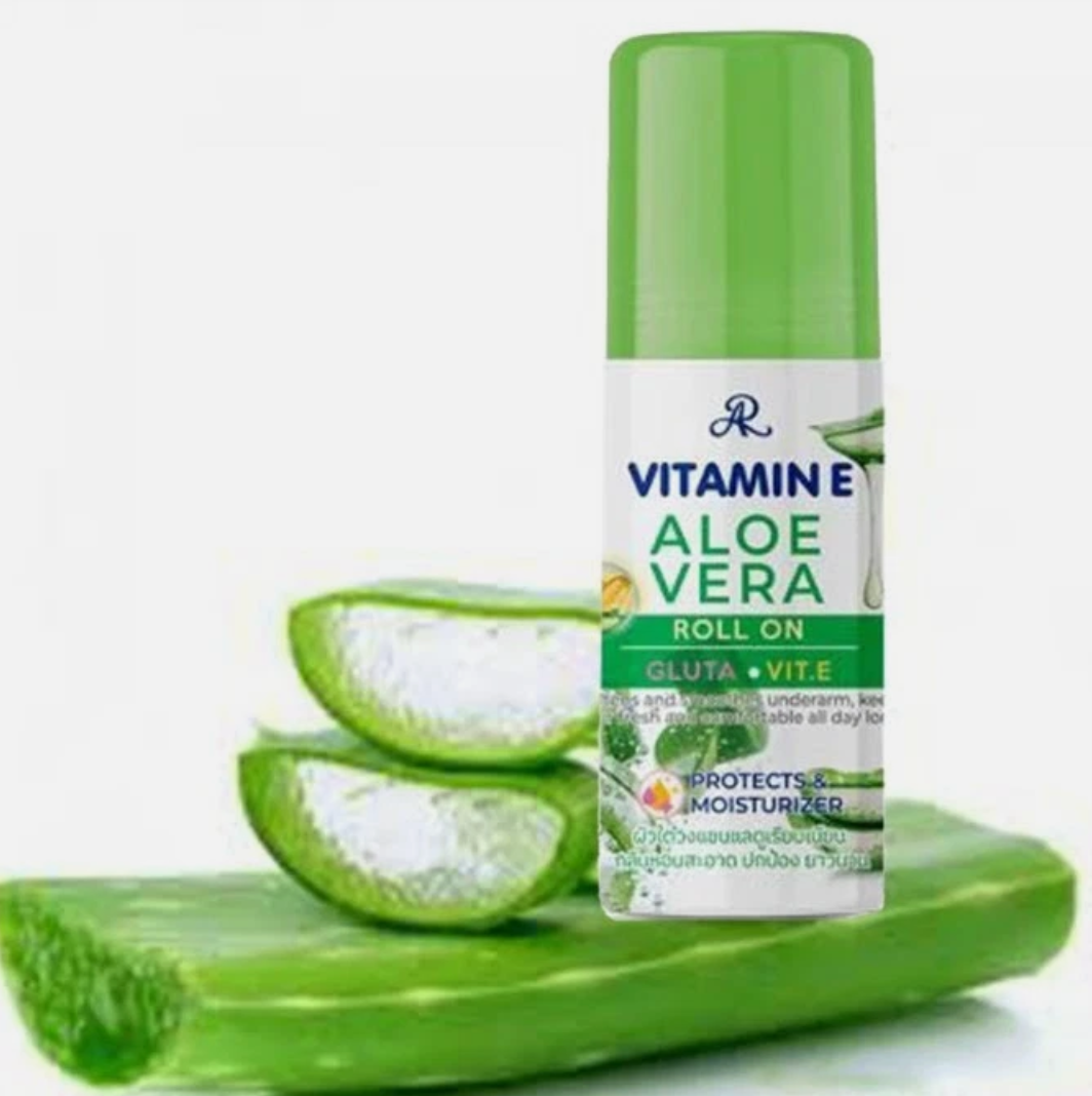 AR Vitamin E Aloe Vera Roll-On w/ Gluta & Vitamin E 60ml