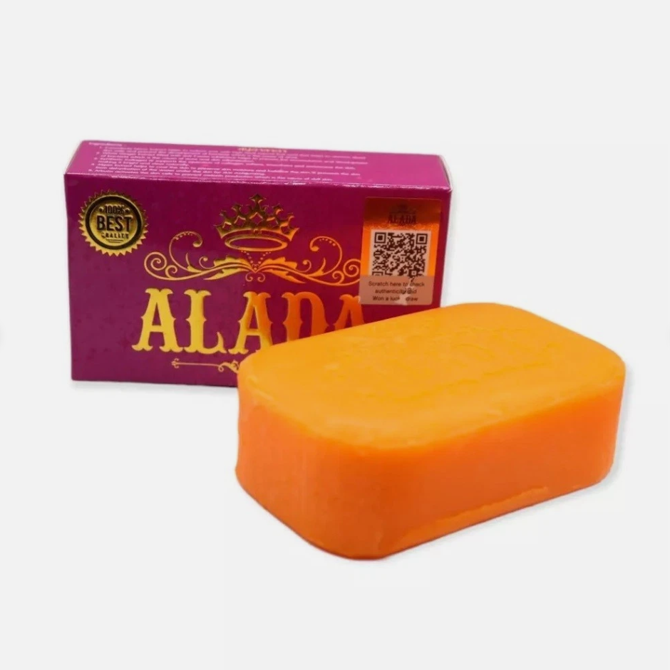 Alada Whitening Soap Natural Extract Face & Body Naturally Brightening 160g