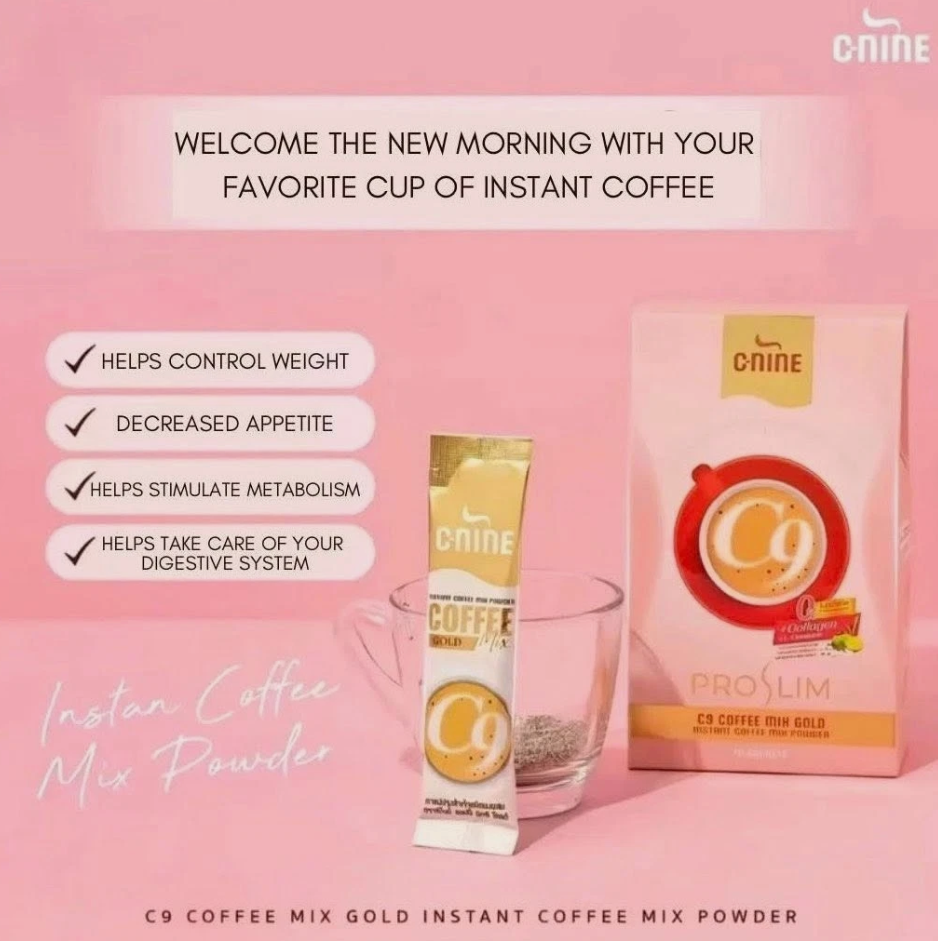 C9 C-Nine Coffee Mix Gold 10 packs/1 box